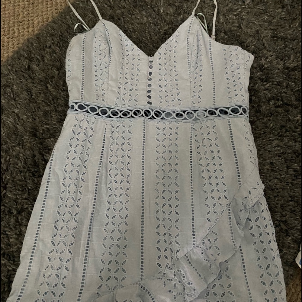 Light blue dress from boutique